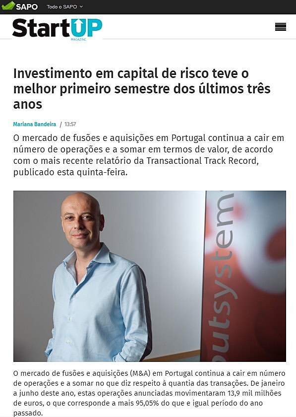 Investimento em capital de risco teve o melhor primeiro semestre dos ltimos trs anos